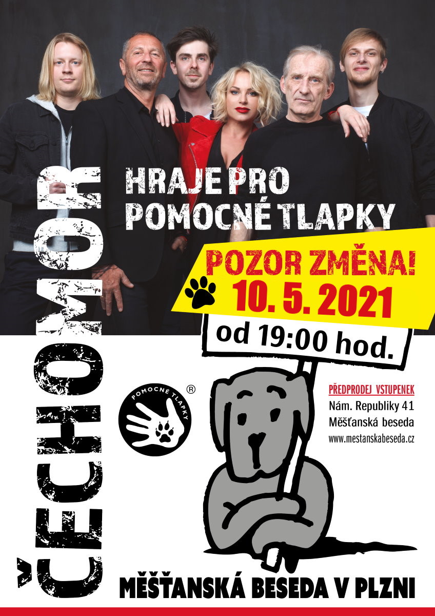 Čechomor hraje pro Pomocné tlapky 2020