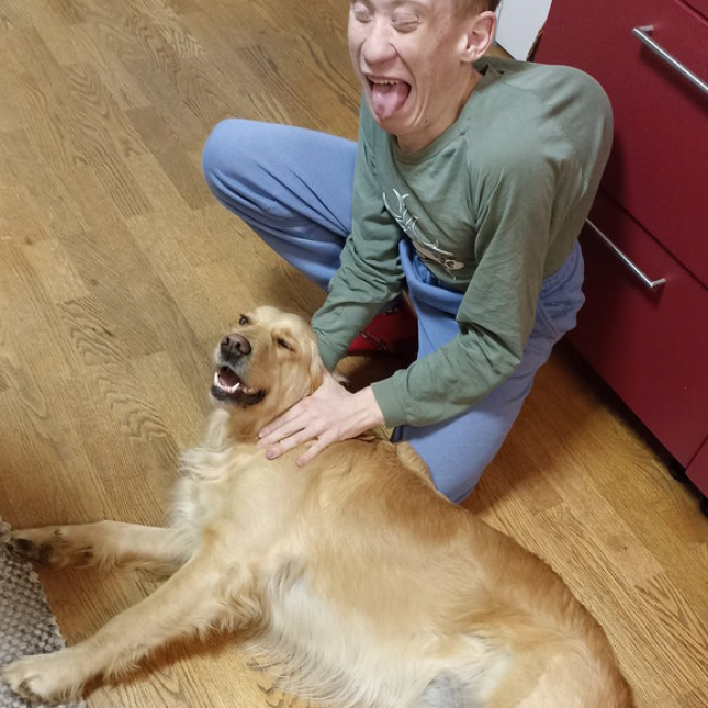 Nubi je u nás velmi spokojená