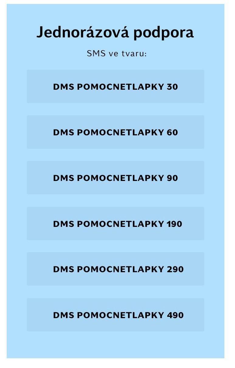 Jednorázová podpora